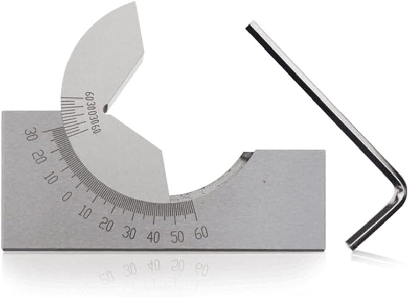 مقياس الزاوية القابل للتعديل المحترف KP30 لآلة الطحن والمطحنة والمحارة والأدوات - Image 3