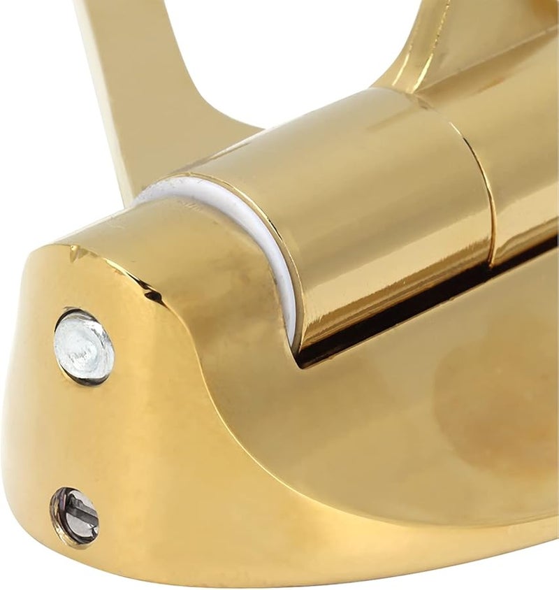 Foldable Rotatable Gold Wall Hook Space Saving For Bathroom Bedroom Living Room - Image 3