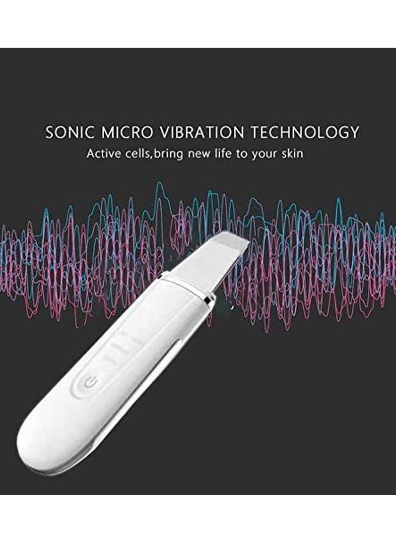 General Face Exfoliator High Frequency Facial Machine Face Massager Microdermabrasion Machine Sonic Scrubber Dead Skin Remover,Sonic & EMS & Ions & Wireless  - Image 4