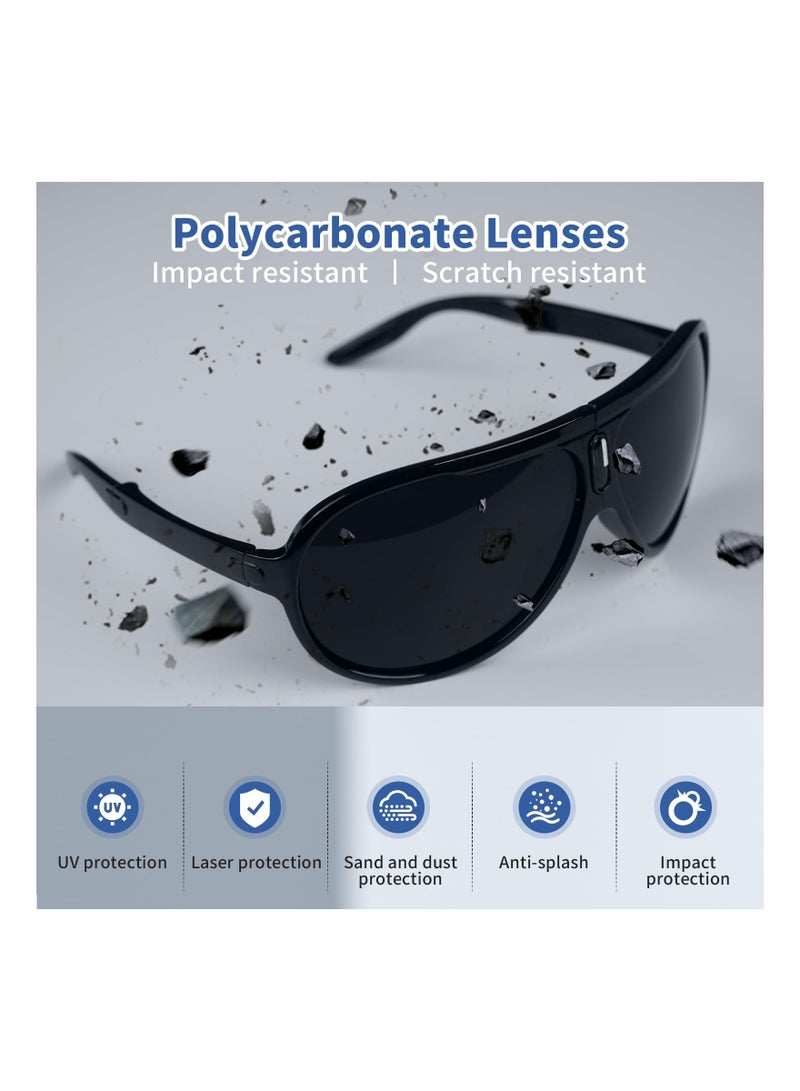 Laser Safety Glasses for Eye Protection, IPL 200-2000nm, Red Light Therapy Eyewear, Ideal for Laser Cosmetology Operators and Hair Removal Treatments (2 Pcs) - Image 4