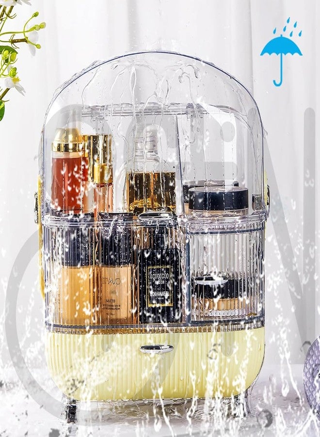 Overa Prepared Makeup Organizer, Waterproof and Dustproof Bathroom Organizer, Large Capacity Bathroom Organizer, Skincare Makeup Organizers and Storage, for Bedrooms, Dressers, Bathrooms. - Image 3