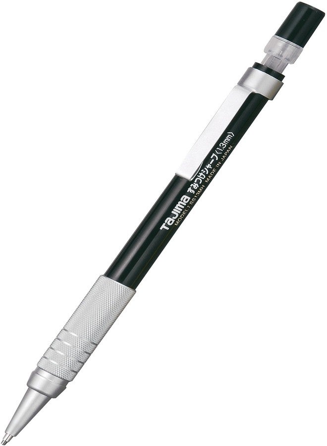 TAJIMA Marking Tools - #2 (HB) Sumitsuke 1.3mm Mechanical Pencil with Metal Tip - SS13MH-HB-T - Image 1