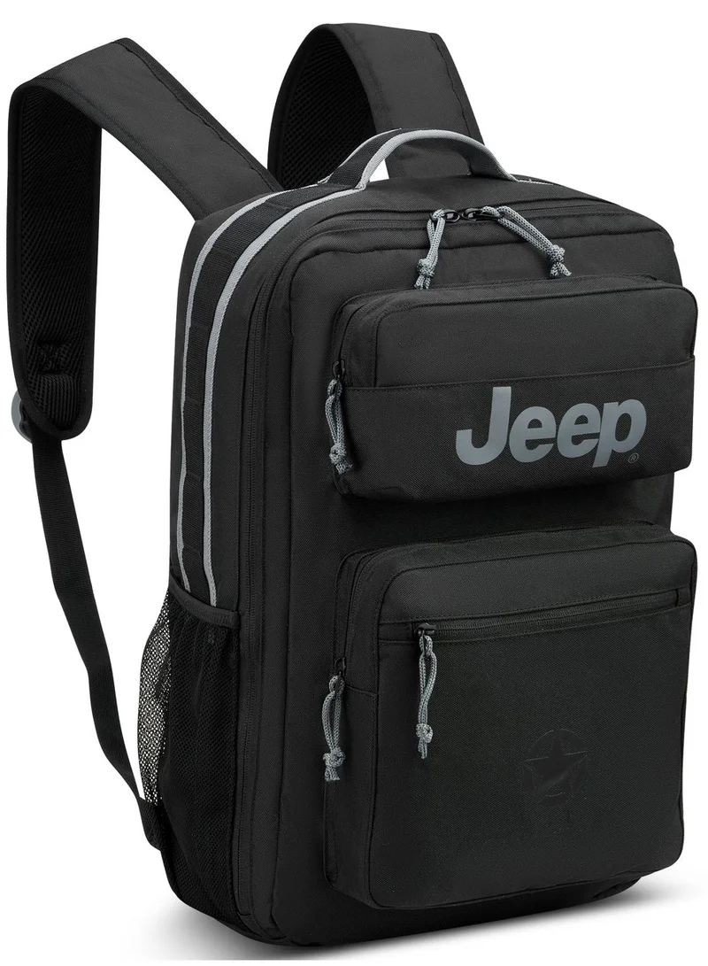 Jeep JS011B Versatile 26 Liters Capacity Multipurpose Backpack - Black
