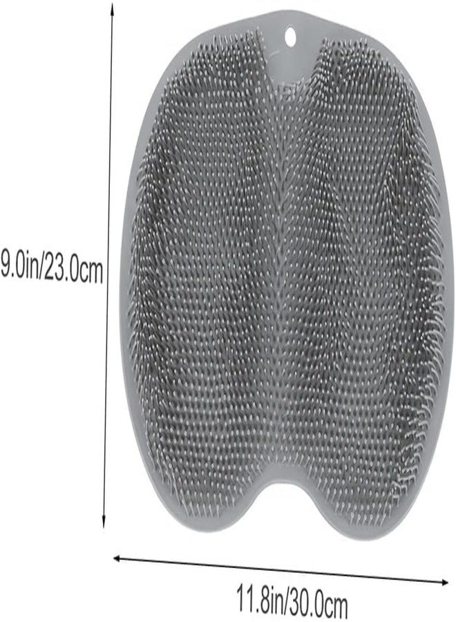ZAPTVI Silicone Foot Scrubber Shower Mat – Non-Slip Bathroom Foot Cleaner with Soft Bristles for Deep Cleaning & Massage, Dead Skin Remover, Suction Cup Bottom, Hygienic Hands-Free Shower Massage Pad - Image 4