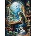 LAMPLIG Puzzles for Adults 1000 Pieces Ocean Sea Girl Fantasy Puzzle for Adults Hard Jigsaw Fairy Puzzles with Letters on Back 1000 Piece Adult Puzzle with Fish Coral for Gift 276 X 205 11 Poster - Image 2