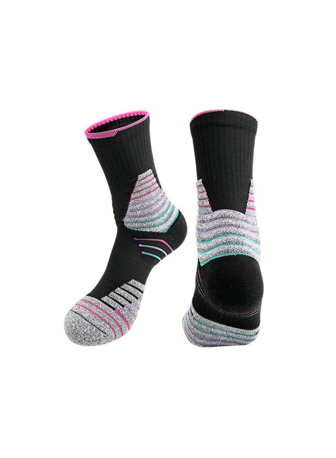 Long Tube Thickened Towel Bottom Combat Basketball Socks Stockings Men's Children's Sweat-absorbent Sports Socks Men's Sports Socks