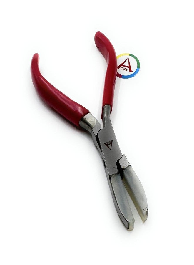 Aone Flat Nose Forming Plier with Nylon Jaw Multipurpose Plastic Coated for Jewellery Making, Jewellery Repair, Optical Use, Model Making & Hobby Crafts DIY - Image 1