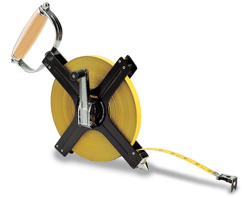 Komelon N6300 300-Feet Open Reel Metal Frame Long Steel Tape Measure - Image 5