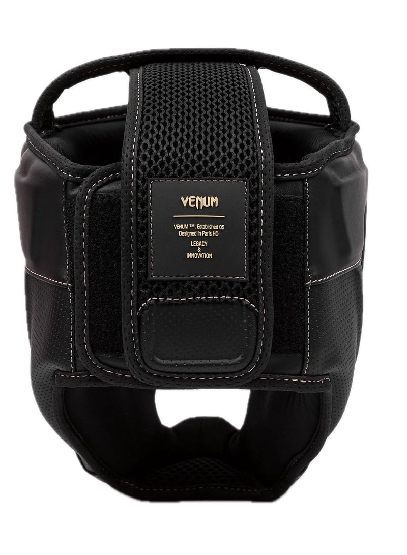 VENUM IMPACT EVO HEADGEAR BLACK - Image 3