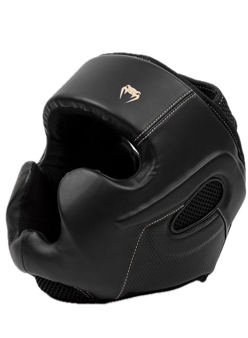 VENUM IMPACT EVO HEADGEAR BLACK - Image 4