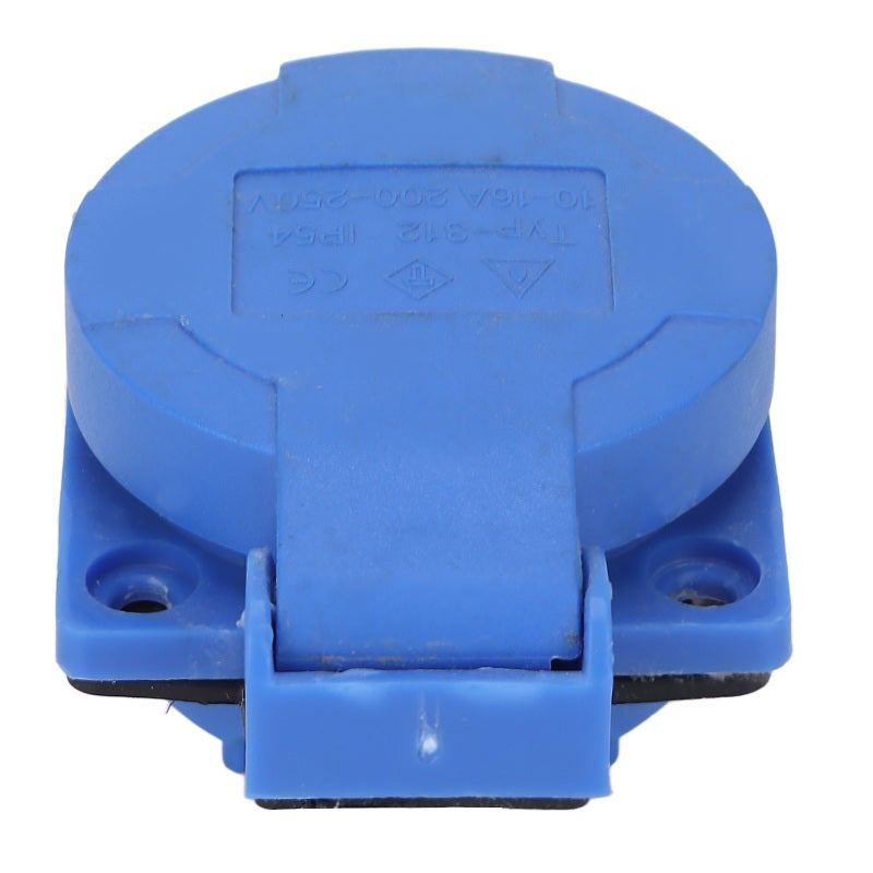 Concealed Industrial Socket: IP54 Waterproof Dustproof ABS Shell - Easy To Install Concealed Design Plug for Agriculture, Dock, Caravan, Camping, Workshop Use - Image 3