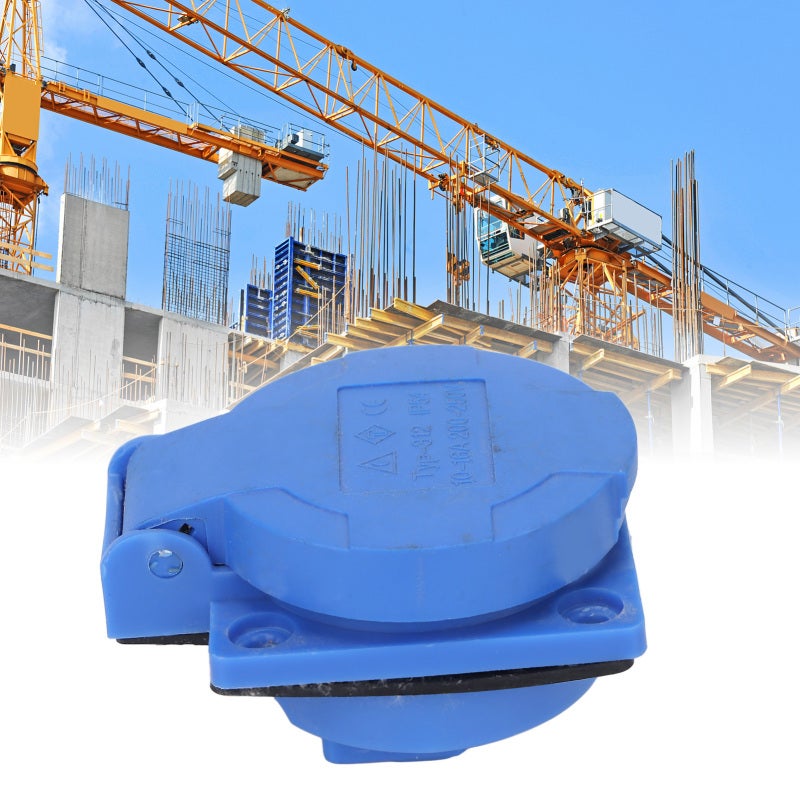 Concealed Industrial Socket: IP54 Waterproof Dustproof ABS Shell - Easy To Install Concealed Design Plug for Agriculture, Dock, Caravan, Camping, Workshop Use - Image 4
