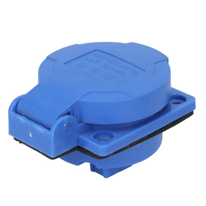 Concealed Industrial Socket: IP54 Waterproof Dustproof ABS Shell - Easy To Install Concealed Design Plug for Agriculture, Dock, Caravan, Camping, Workshop Use - Image 2