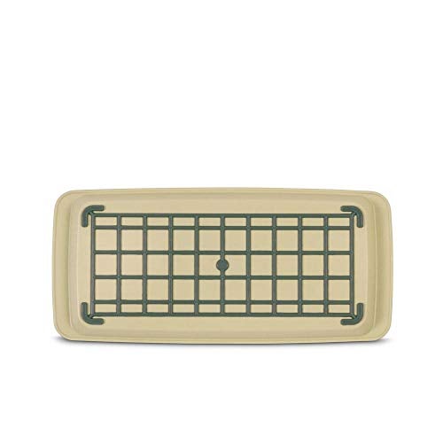 Freelance Anti Slip Serving Tray - 33 x 15 cm - Cream - Non-Slip Rubber Surface, Break-Resistant - Versatile Anti Skid PP Plastic Kitchen & Dining/Coffee Table Trays for Breakfast/Food/Tea - Image 4