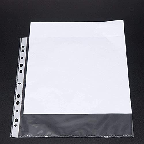 TULMAN A4 Size Transparent Document Sleeves, 25 Pcs, Heavy Duty Clear Sheet Protectors, 150 Microns, Plastic Leaf, Waterproof, 11-Hole Punched for Ring Binders & Files, Office & School Use - Image 5