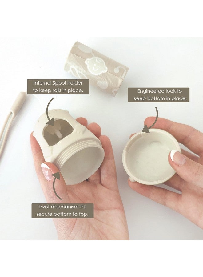 moodie NEW Moodie Disposable Diaper Bags Dispenser COMBO PACK | 105 VANILLA SCENTED Baby Poop Bags TOTAL | Dirty Diaper Trash Bags | Diaper Bags Disposable (VANILLA DREAM) - Image 2