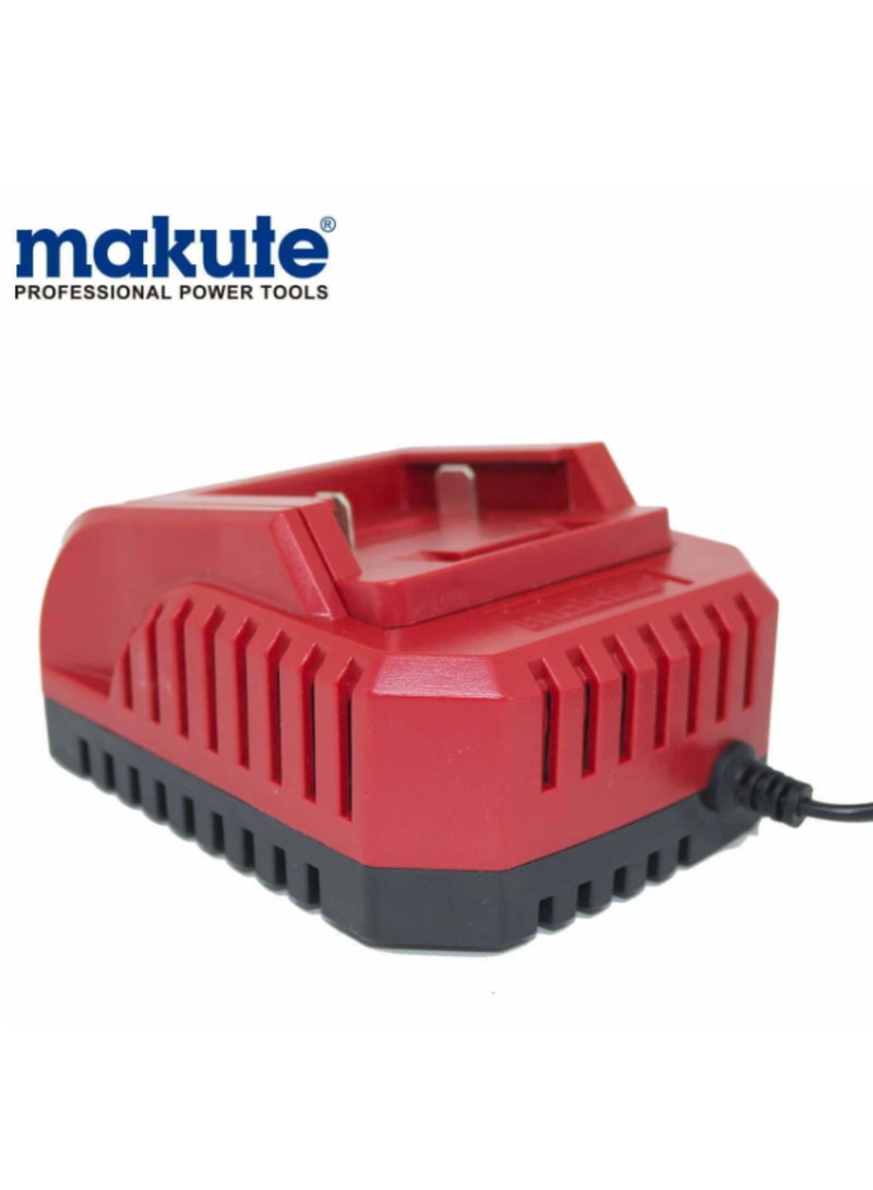 makute 20V Lithium-Ion Battery Charger, 220V-240V Fast Charging with LED Indicator, Intelligent Charge Management, Overload Protection for 20V Batteries- 7120-25A - Image 3