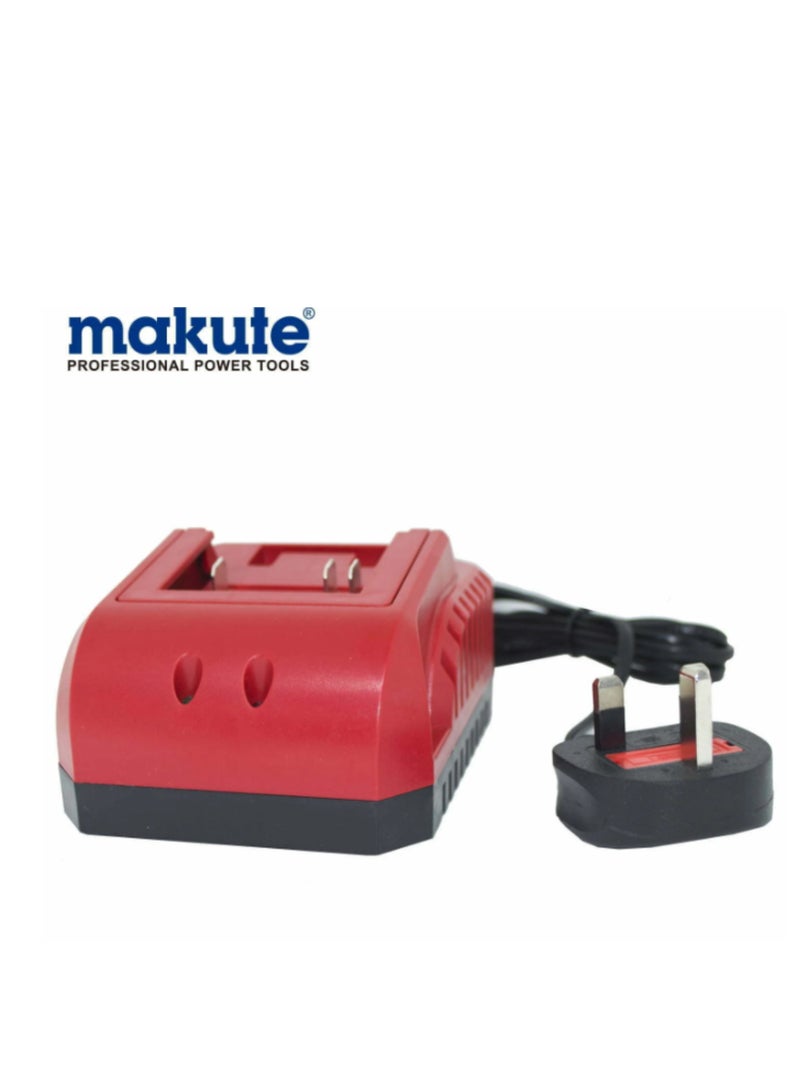 makute 20V Lithium-Ion Battery Charger, 220V-240V Fast Charging with LED Indicator, Intelligent Charge Management, Overload Protection for 20V Batteries- 7120-25A - Image 4