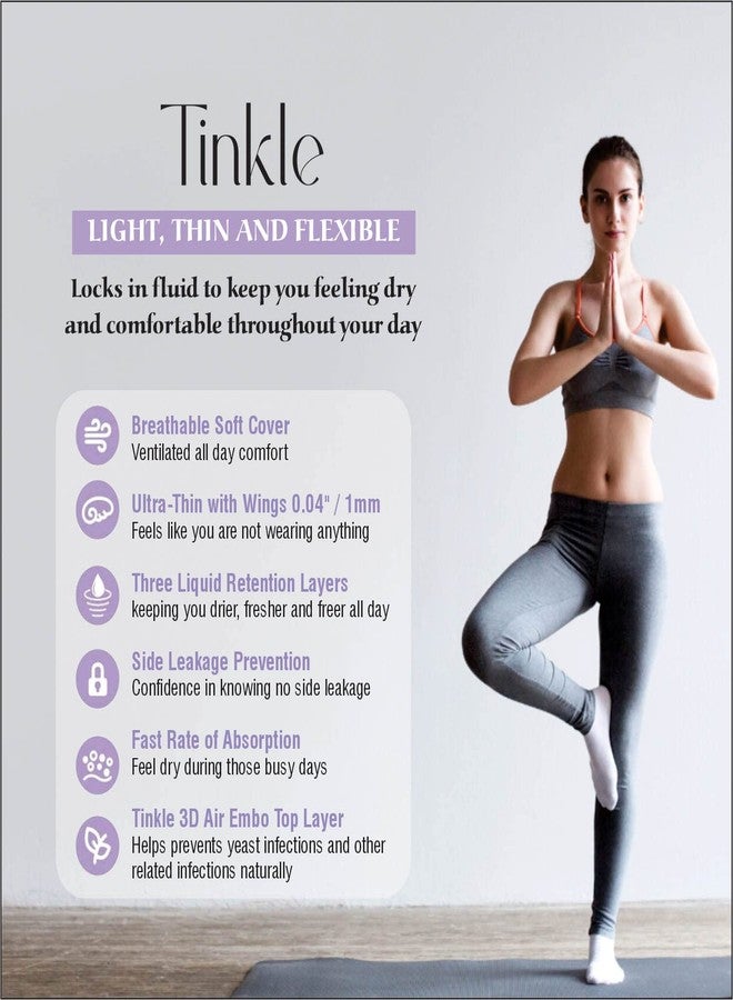 تنكل فوط صحية تينكل فائقة الرقة مقاس XL للنساء | ناعمة كالحرير | للتدفق الغزير | 30 فوطة (عبوة واحدة) | لا تسبب طفحًا جلديًا ولا تسرب | فائقة الامتصاص | راحة طوال اليوم - Image 5