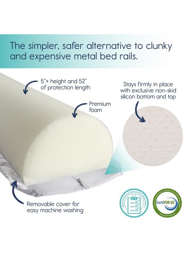 hiccapop [1-Pack] Toddler Bed Rail Bumper, Bed Bumper for Toddlers, Kids Foam Safety Bed Guard Rail for Toddlers, Bed Side Rail for Twin, Queen, King - Image 4