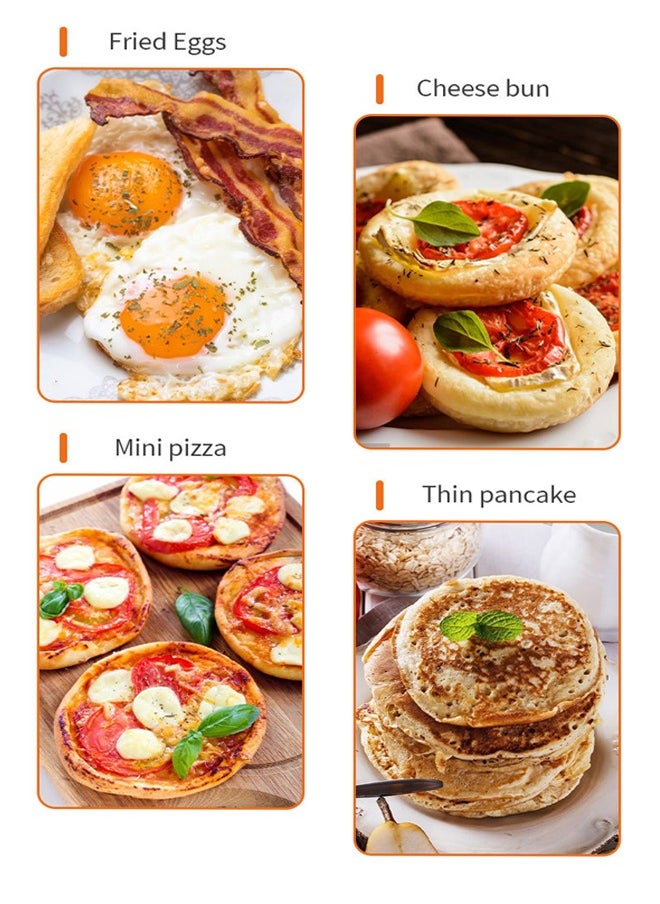sokany - Arepa Maker - Non-Stick 4-Section Multi-Food Maker,Make Delicious Arepas,Pancakes,Corncakes,Fried eggs,Mini pizza,Double-Sided Heating & Temperature Control,1400W SK-822 - Image 1