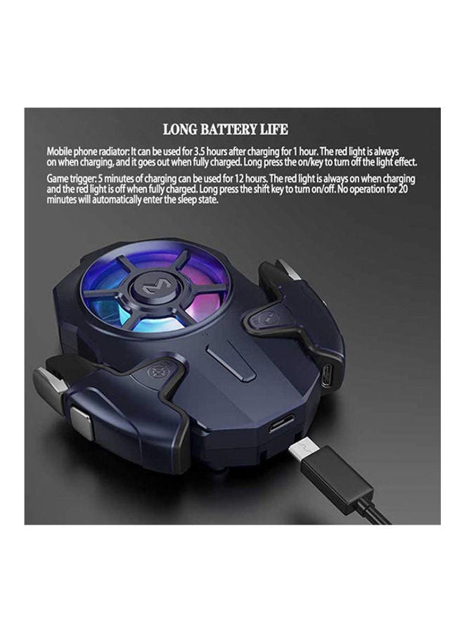 Loquat Ak03 Detachable Mobile Game Shooter Trigger Phone Cooling Fan - wireless - Image 2