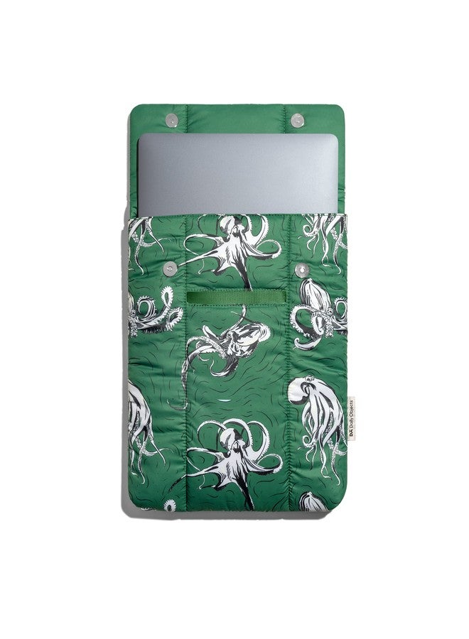 دايلي أوبجيكتز غطاء DailyObjects Siesta لأجهزة الكمبيوتر المحمولة/MacBook Air/Pro مقاس 13-14 بوصة | مصنوع من البوليستر الناعم الملمس والمقاوم للماء | إغلاق محكم بزر | تصميم أنيق ومتين - Image 3