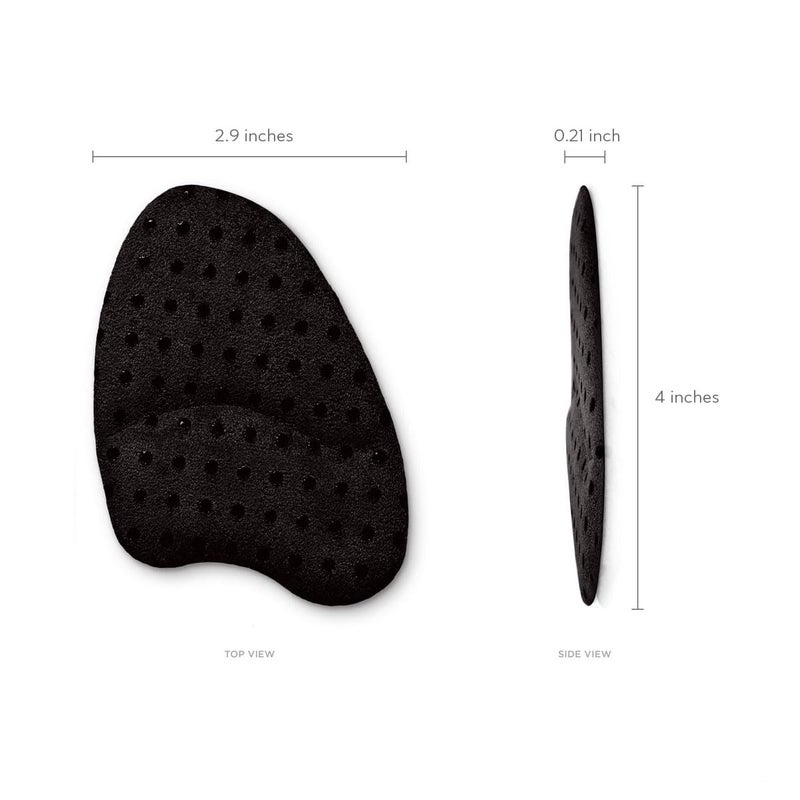 FLEXZENSE Anti-Sliding Pads Open Toe | Maximum Cushioning and Reduce Foot Slip | 1 Pair (Obsidian Black) - Image 4