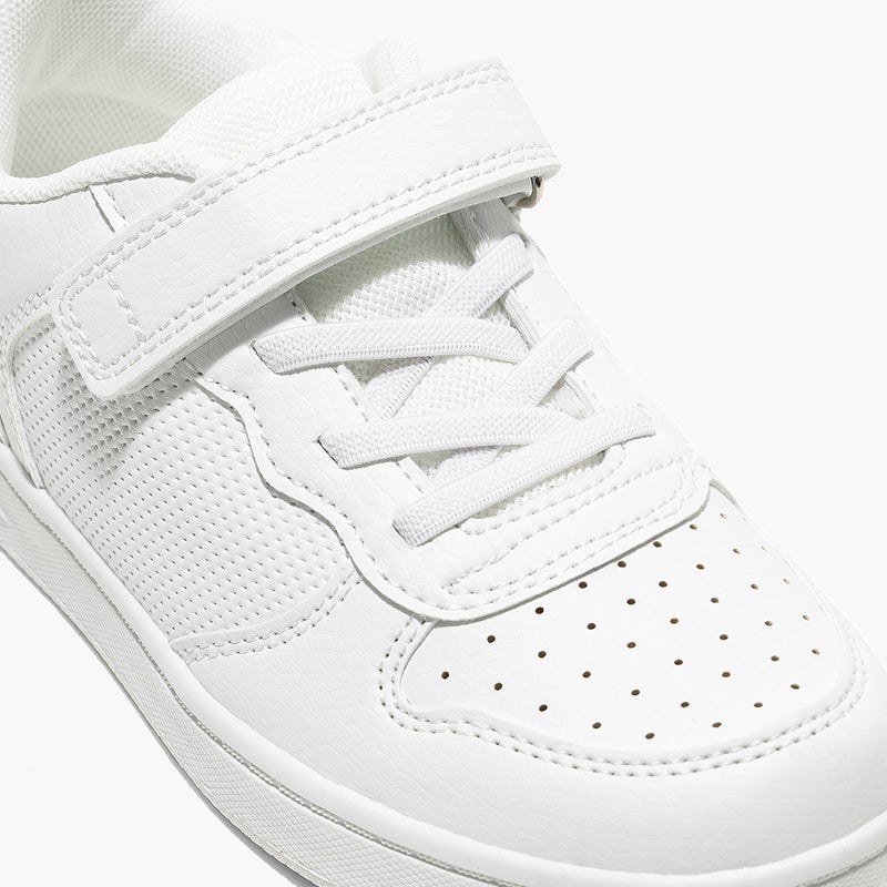 Amica Kids School Shoes feature high-quality vegan leather, Single Velcro closure, cushioned memory foam insoles, and an anti-slip rubber outsole for lightweight, breathable all-day comfort and durability. - Image 4