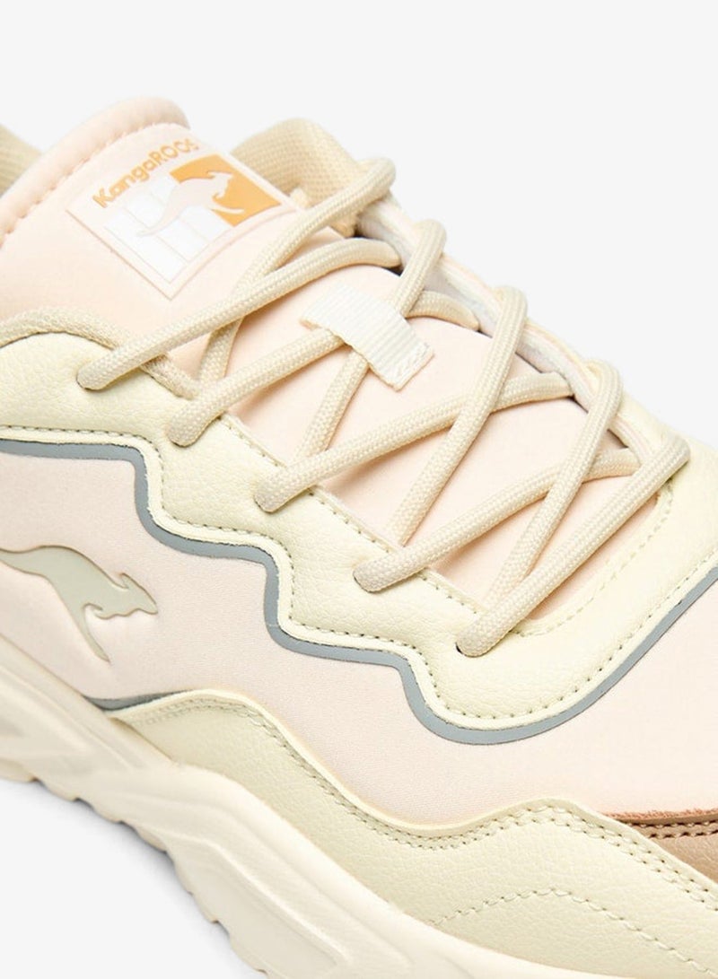 kangaROOS Women's Colourblock Sports Shoes with Lace-Up Closure - Image 5