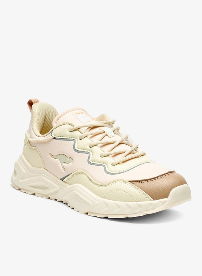 kangaROOS Women's Colourblock Sports Shoes with Lace-Up Closure - Image 3