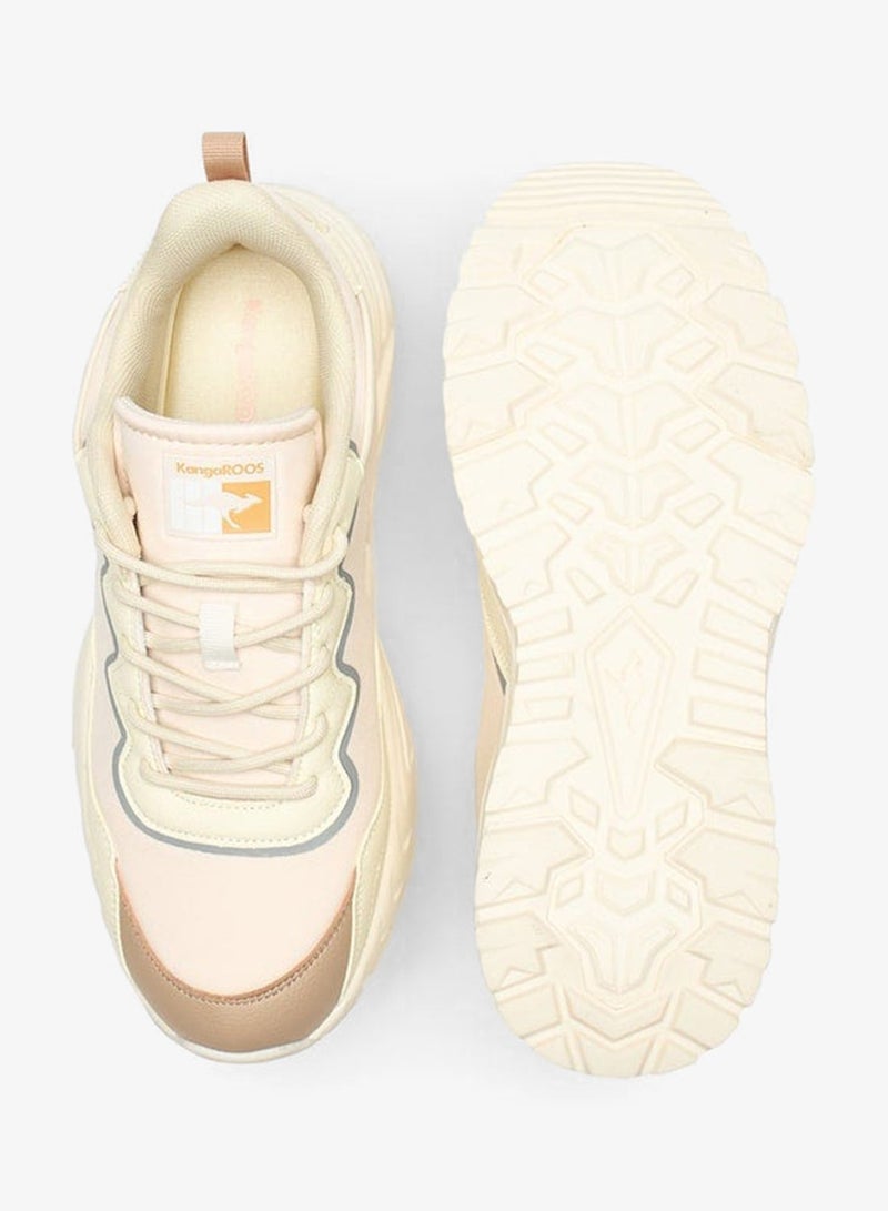 kangaROOS Women's Colourblock Sports Shoes with Lace-Up Closure - Image 4