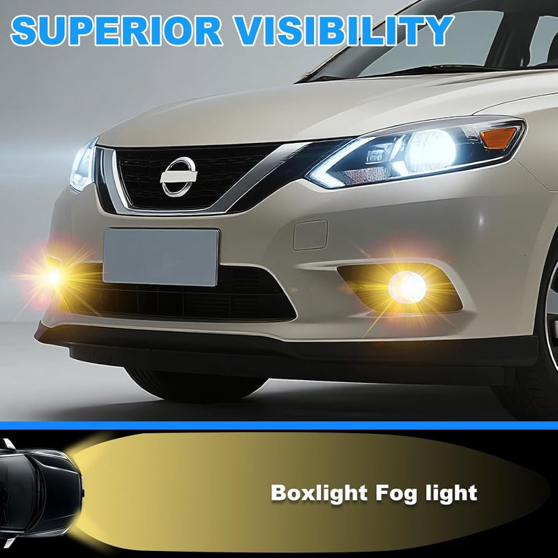 Boxlight Fog Lights Kit for 2015-2019 Versa with Clear Lens - Image 2