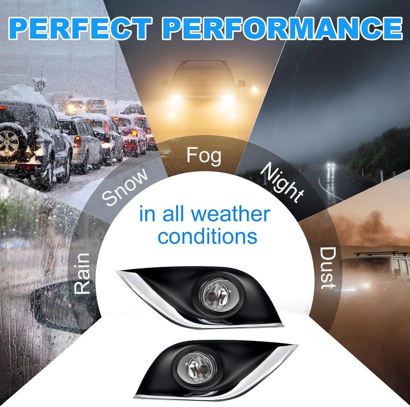 Boxlight Fog Lights Kit for 2015-2019 Versa with Clear Lens - Image 3