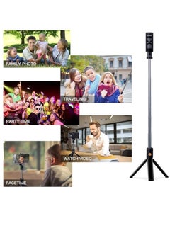ماركة غير محددة حامل ثلاثي القوائم HEHUI Selfie Stick قابل للتمديد مع جهاز تحكم عن بعد بتقنية البلوتوث متوافق مع هواتف Samsung Galaxy S7/7 Plus /S8/8 plus/S9/9 Plus iOS وAndroid / Phone X / Phone 8/8 Plus  - Image 2