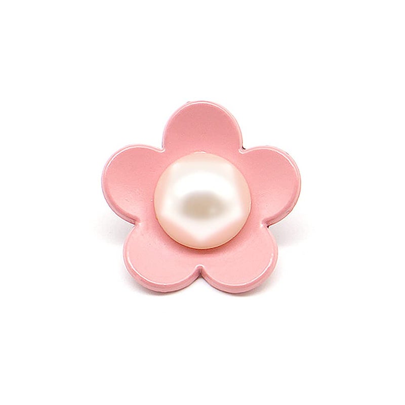 Craftisum Cute Pink Flower Shank Sewing Buttons 20 Pcs 25mm 1