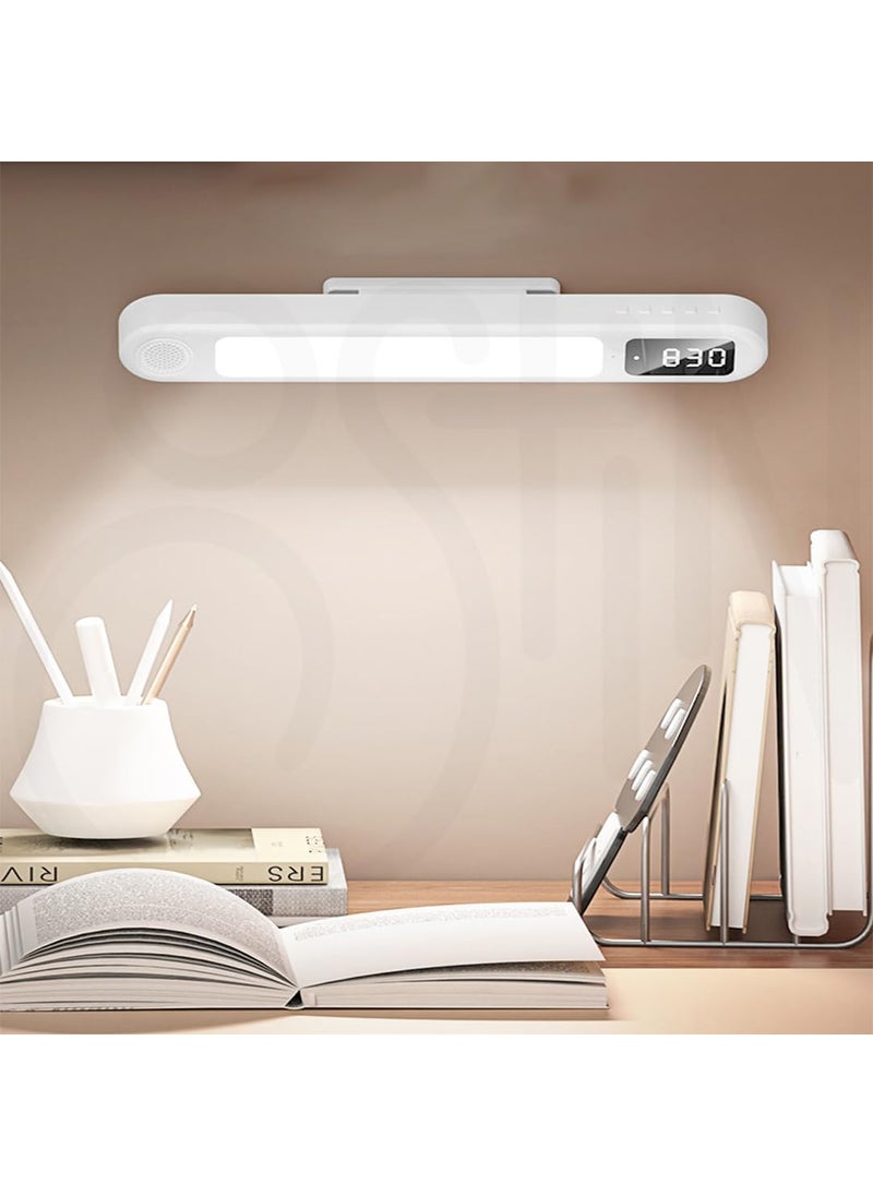 Ostin Ostin Under Cabinet Lights with Digital Clock Double Alarm and Clock LED Closet Lights with Speaker Under Counter Light 3 Color Temperature Magnet Wall Lamp for Kitchen Desk Drawer  - Image 1