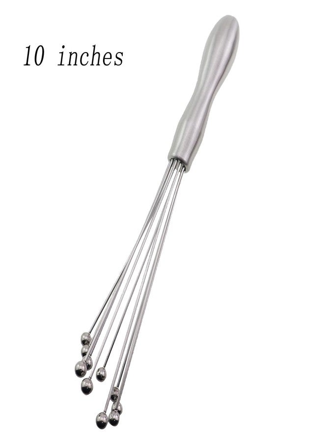 CTWHA 2PCS 430 Stainless Steel Mini Ball Shape Whisk 10/12inch Hand Creamer Cooking Tools Suitable for Kitchen Baking - Image 3