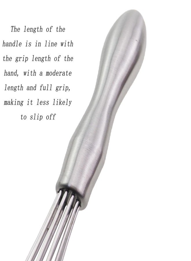 CTWHA 2PCS 430 Stainless Steel Mini Ball Shape Whisk 10/12inch Hand Creamer Cooking Tools Suitable for Kitchen Baking - Image 5