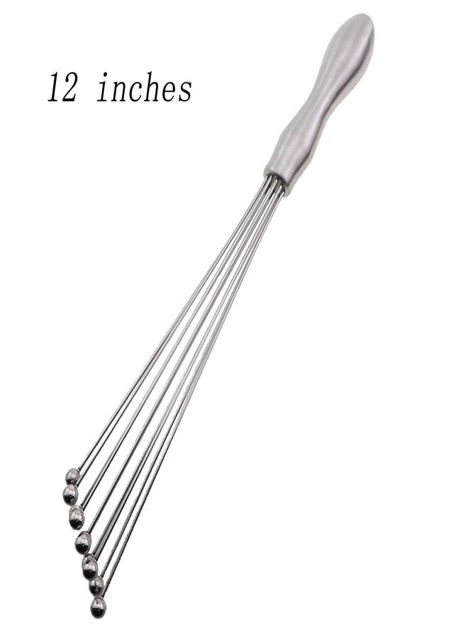 CTWHA 2PCS 430 Stainless Steel Mini Ball Shape Whisk 10/12inch Hand Creamer Cooking Tools Suitable for Kitchen Baking - Image 2