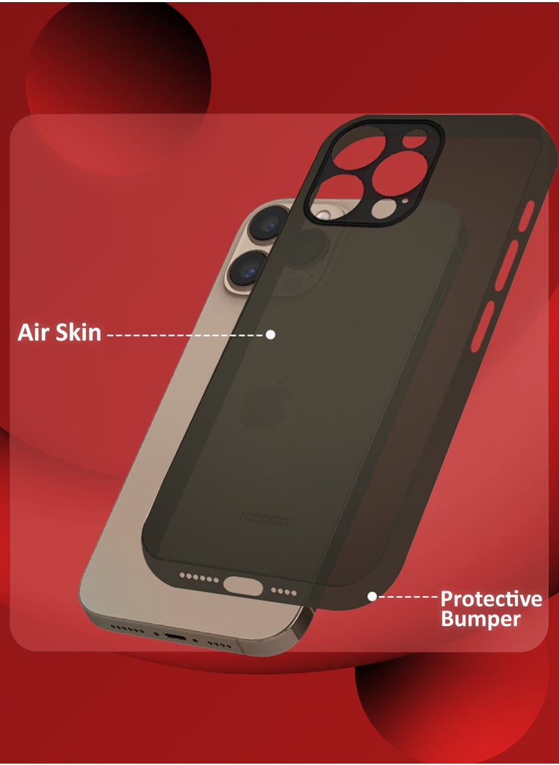 KZDOO ( for iPhone 16 Pro ) 3 Pack, 1 Case Cover and 2 Screen Protectors Air Skin Series Back Cover Sturdy Durable Thin Case Drop Protection Cover  - Image 2