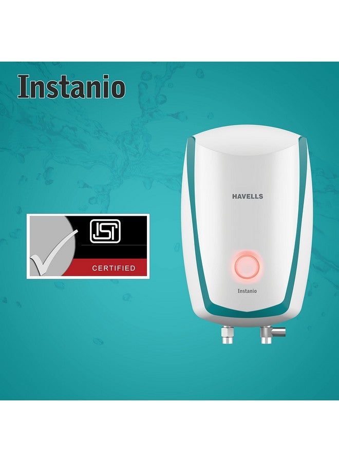 Havells سخان مياه فوري هافيلز إنستانيو 1 لتر 4.5 كيلو وات (جيسير)، أبيض أزرق - Image 4
