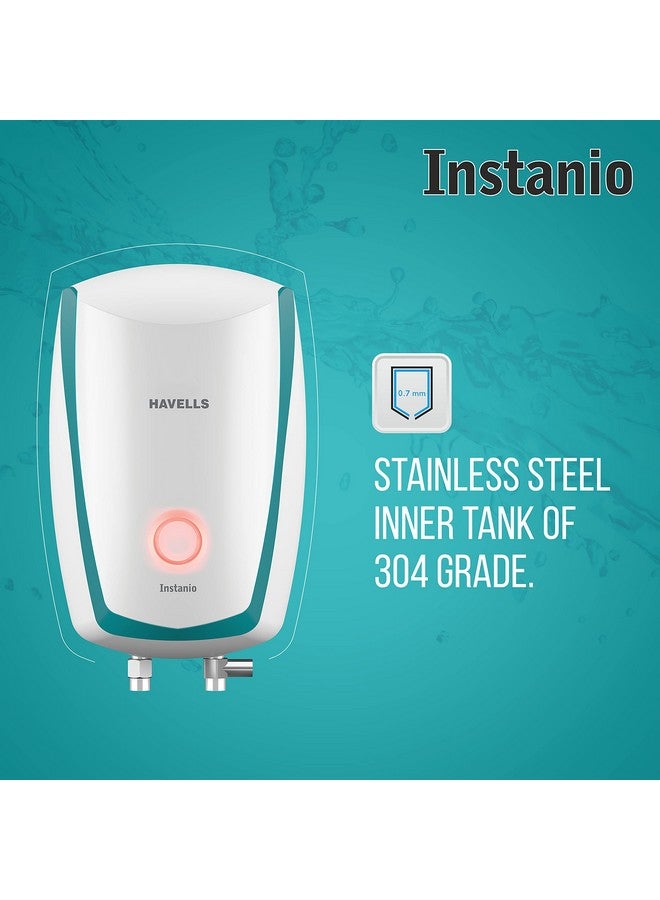 Havells سخان مياه فوري هافيلز إنستانيو 1 لتر 4.5 كيلو وات (جيسير)، أبيض أزرق - Image 2