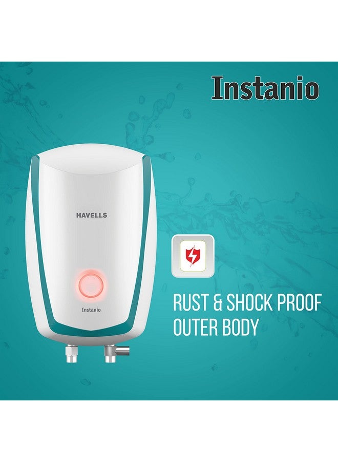 Havells سخان مياه فوري هافيلز إنستانيو 1 لتر 4.5 كيلو وات (جيسير)، أبيض أزرق - Image 5