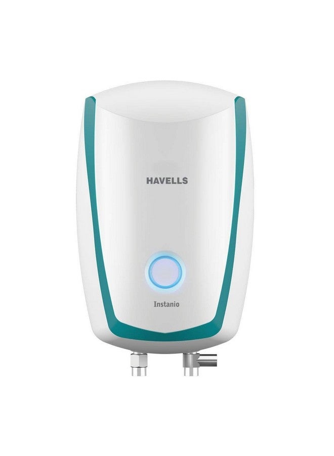 Havells سخان مياه فوري هافيلز إنستانيو 1 لتر 4.5 كيلو وات (جيسير)، أبيض أزرق - Image 1
