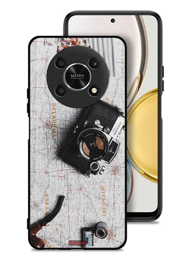Tolwak غطاء واقي لهاتف Honor X9 5G بتصميم كاميرا عتيقة - Image 1