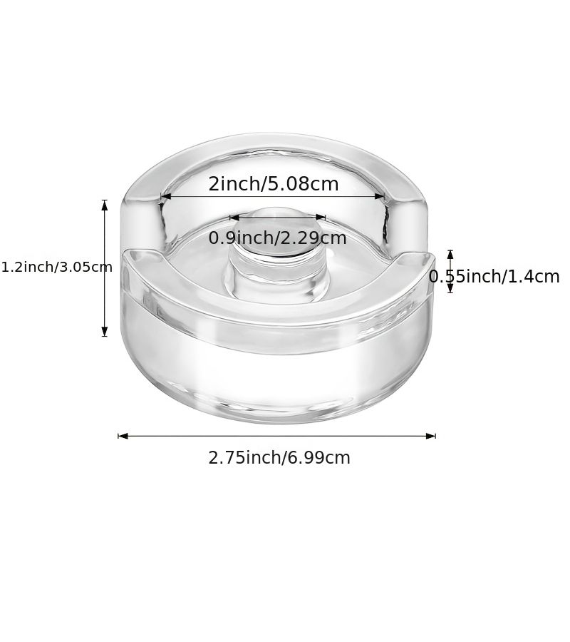 4pcs Fermentation Glass Weights With Easy Grip Handle For Wide Mouth Mason Jars Sauerkraut Pebble Infinity Weights For Fermenting Pickling Weight Set - Image 3