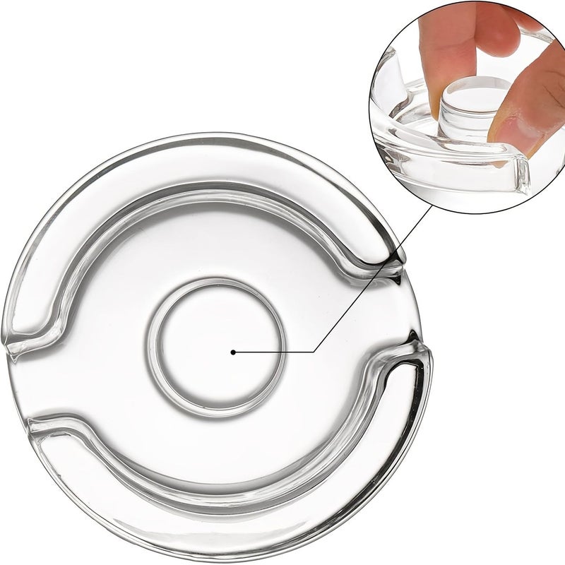 4pcs Fermentation Glass Weights With Easy Grip Handle For Wide Mouth Mason Jars Sauerkraut Pebble Infinity Weights For Fermenting Pickling Weight Set - Image 5