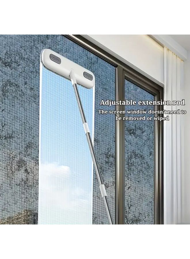White Magic Window Brush Screen Cleaner Pet Hair Remover - Image 1
