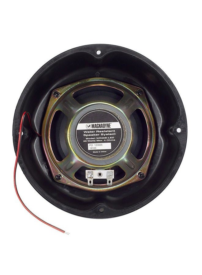 Magnadyne WR58B-LED-PR | 5'' Water Resistant Surface Mount Speaker/Grill with LED Lighting | Sold as a Pair - Image 2